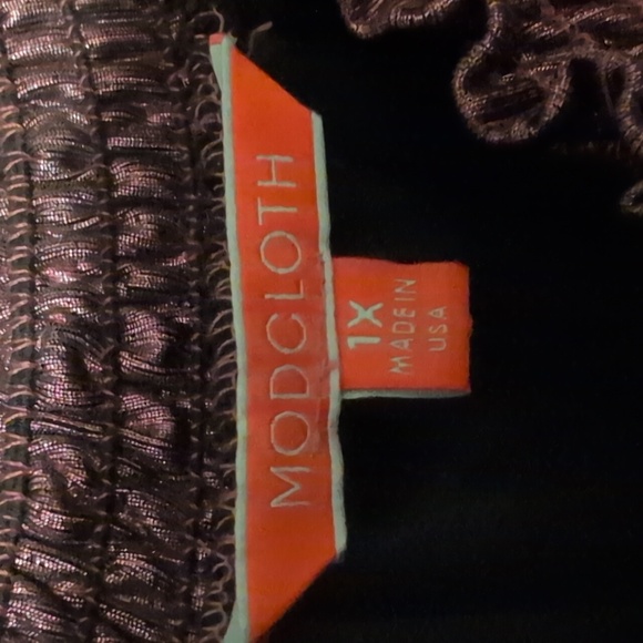 1X • ModCloth • Savor The Occasion Rose Gold A Line Dress - Picture 5 of 6